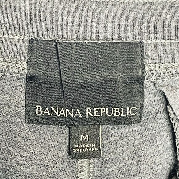 Banana Republic Black Label Men’s Joggers Medium Gray Cotton Wool Blend - Picture 7 of 8
